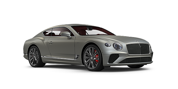 Bentley Braga Bentley GT Speed coupe in Extreme Silver paint front 34